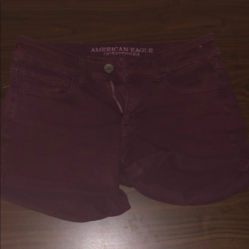american eagle stretch short